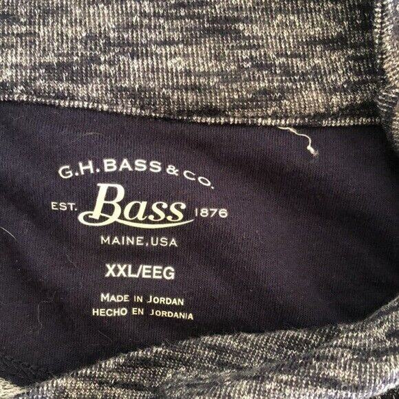 G.H. Bass & Co. size XXL Women’s Black Asymmetrical Zip Knit Cardigan Sweater - Picture 3 of 7